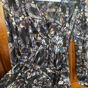 Maternity sheer maxi dress